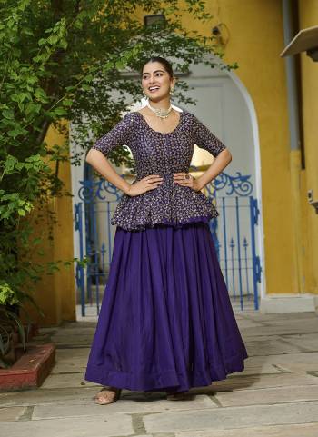 Looking These Beautiful Looking Party Wear Free Size Stitched Lahenga Choli.These Lahenga Are Fendy And Blouse is Fabricated On Fendy.Its Beautified With Designer Sequance Embroidery Work.