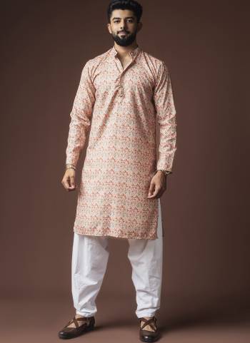 For A festive And Party Wear,Attractive These Readymade Kurta With Payjama in Fine Colored.These Kurta is Fabricated On Blended Linen And Art Silk Bottom With Heavy Designer Printed.Buy Now.