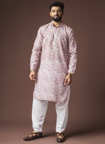 For A festive And Party Wear,Attractive These Readymade Kurta With Payjama in Fine Colored.These Kurta is Fabricated On Blended Linen And Art Silk Bottom With Heavy Designer Printed.Buy Now.