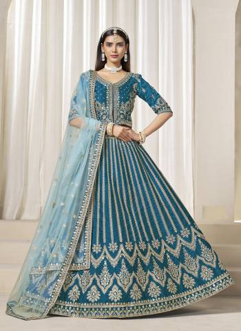 For A Designer Look,Grab These Lehenga Choli in Fine Colored.These Lehenga And Blouse Are Fabricated On Art Silk Pair With Net Dupatta.Its Beautified With Designer Embroidery Work.