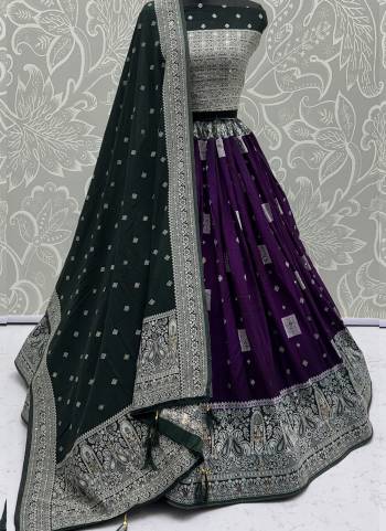 For A Fancy Designer Look,Grab These Lehenga Choli With Dupatta in Fine Colored.These Lehenga And Choli Are Georgette And Dupatta Are Fabricated On Georgette Pair.Its Beautified With Woven Jari Designer With Mirror Embroidery Work. 