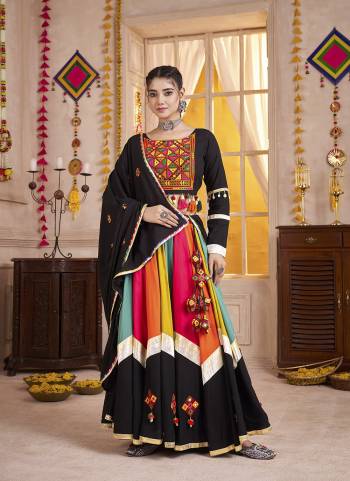 Attrective These Navratri Special Lehenga Choli in Fine Colored.These Lehenga Are Viscose Cotton And Blouse Are Viscose Cotton And Dupatta Are Fabricated On Viscose Cotton.Its Beautified With Designer Multy Thread,Mirror Embroidery,Hand Work.