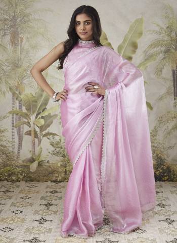 Attractive These Party Wear Ready To Wear Saree in Fine Colored.These Saree Are Tissue And Blouse is Tissue Fabricated.Its Beautified With Solid Designer Swarovski Work Lace Border.