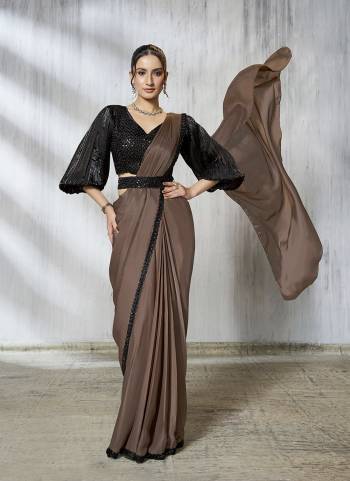 Look Attrective These Designer Party Wear Ready To Wear Saree With Blouse in Fine Colored.These Saree Are Two Tone Satin Silk And Blouse Organza Silk is Fabricated.Its Beautified Designer Beads Embroidery Work.