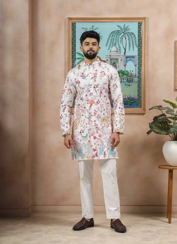 For A festive And Party Wear,Looking These Readymade Kurta With Payjama in Fine Colored.These Kurta is Fabricated On Cotton And Art Silk Bottom With Designer Digital Printed With Embroidery Work.Buy Now.