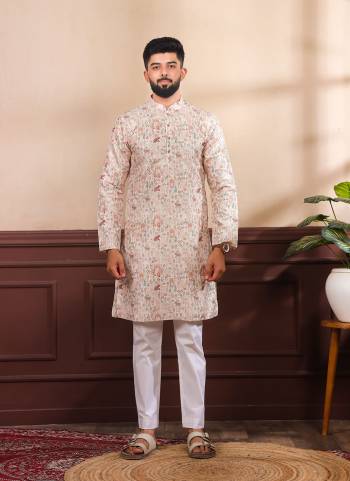 For A festive And Party Wear,Looking These Readymade Kurta With Payjama in Fine Colored.These Kurta is Fabricated On Art Silk And Art Silk Bottom With Designer Digital Printed With Sequance Embroidery Work.Buy Now.