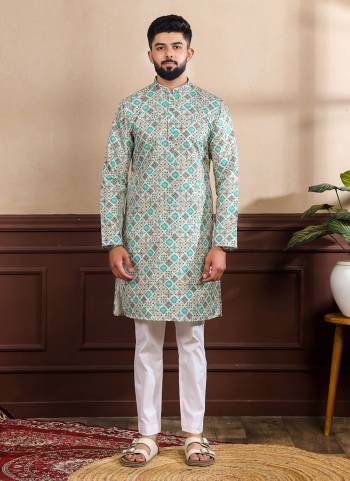 For A festive And Party Wear,Looking These Readymade Kurta With Payjama in Fine Colored.These Kurta is Fabricated On Art Silk And Art Silk Bottom With Designer Digital Printed With Sequance Embroidery Work.Buy Now.