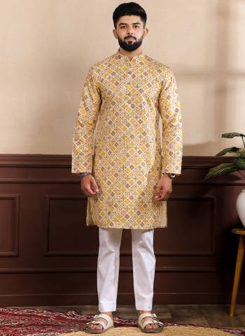 For A festive And Party Wear,Looking These Readymade Kurta With Payjama in Fine Colored.These Kurta is Fabricated On Art Silk And Art Silk Bottom With Designer Digital Printed With Sequance Embroidery Work.Buy Now.
