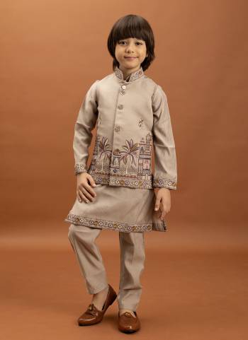 Attrective These Party Wear Readymade Kurta Payjama With Jacket Pair in Fine Colored.These Kurta Payjama And Jacket Are Viscose Silk Fabricated on Pair.Its Beautified With Designer Multy Thread,Sequance Embroidery Work.