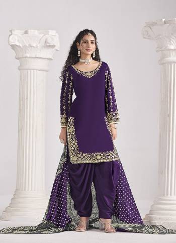Looking These Beautiful Party Wear Fine Color Salwar Suits.These Top Are Roman Silk And Dupatta Are Chanderi Silk And Bottom Santoon Fabricated.Its Beautified With Designer Embroidery Work With Printed Dupatta.