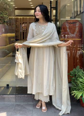 Attractive These Designer Suit in Fine Colored Pair With Bottom And Dupatta.These Top Are Chanderi And Bottom Are Fabricated On Chanderi Pair With Chanderi Dupatta.Its Beautified With Designer Mirror Embroidery Work.