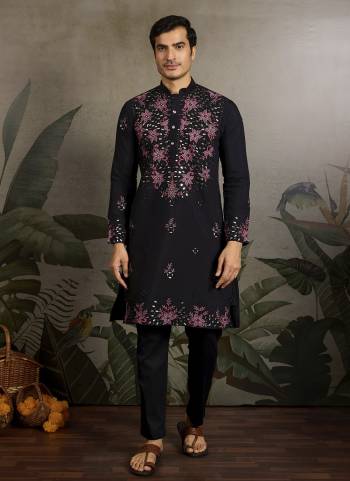 Looking These Party Wear Readymade Kurta Pair in Fine Colored.These Kurta Are Viscose Silk Fabricated on Pair.Its Beautified With Designer Mirror,Thread,Sequance Embroidery Work.