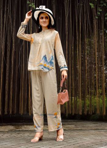 Grab These Beautiful Looking Readymade Co Ord Kurti With Pant.These Kurti And Pant is Fabricated On Rayon.Its Beautified With Designer Digital Printed.