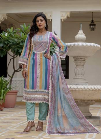Looking These Suit in Fine Colored Pair With Bottom And Dupatta.These Top Are Rayon Slub And Bottom Are Fabricated On Rayon Slub Pair With Chinon Dupatta.Its Beautified With Designer Printed With Embroidery Work.