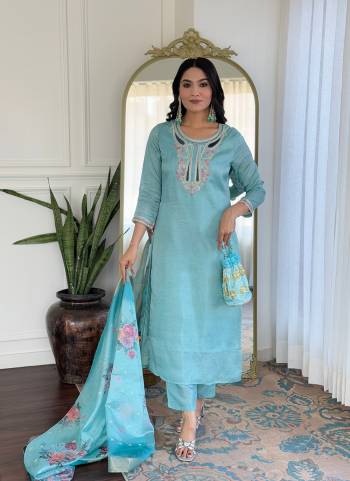 Garb These Readymade Suit in Fine Colored Pair With Bottom And Dupatta.These Top And Bottom Are Fabricated On Viscose Pair With Organza Dupatta.Its Beautified With Designer Embroidery Work,Printed.