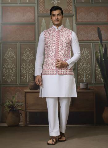 Attrective These Party Wear Readymade Kurta Payjama With Jacket Pair in Fine Colored.These Kurta Payjama And Jacket Are Silk Fabricated on Pair.Its Beautified With Designer Mirror,Thread,Sequance Embroidery Work.