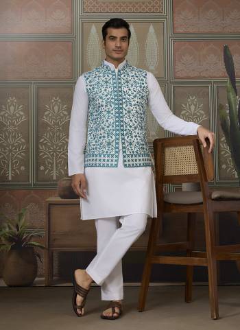 Attrective These Party Wear Readymade Kurta Payjama With Jacket Pair in Fine Colored.These Kurta Payjama And Jacket Are Silk Fabricated on Pair.Its Beautified With Designer Mirror,Thread,Sequance Embroidery Work.