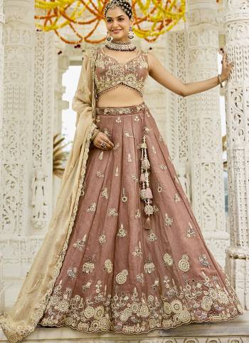 For A Fancy Designer Look,Grab These Lehenga Choli With Dupatta in Fine Colored.These Lehenga And Choli Are Satin Silk And Dupatta Are Fabricated On Satin Silk Pair.Its Beautified With Fancy Heavy Designer Embroidery Work. 