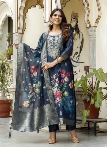 Looking These Suit in Fine Colored Pair With Bottom And Dupatta.These Top And Dupatta Are Fabricated On Chanderi Cotton Pair With Viscose Gadhwal Botton.Its Beautified With Woven Jacquard Designer,Printed.