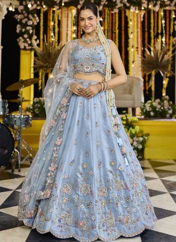 For A Fancy Designer Look,Grab These Ready To Wear Lehenga Choli With Dupatta in Fine Colored.These Lehenga And Choli Are Satin Silk And Dupatta Are Fabricated On Net Pair.Its Beautified With Fancy Heavy Designer Embroidery Work. 