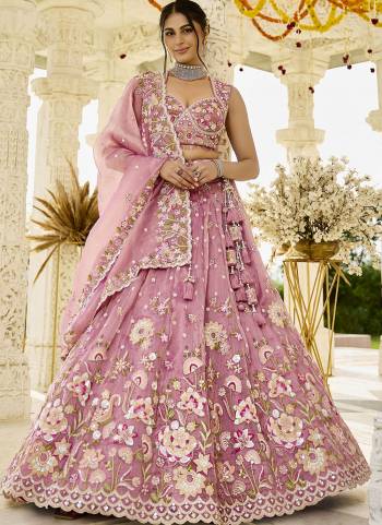 For A Fancy Designer Look,Grab These Ready To Wear Lehenga Choli With Dupatta in Fine Colored.These Lehenga And Choli Are Organza And Dupatta Are Fabricated On Organza Pair.Its Beautified With Fancy Heavy Designer Embroidery Work. 