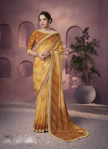 Look Attrective These Designer Party Wear Saree in Fine Colored.These Saree Are Two Tone Satin Silk And Blouse Satin Silk is Fabricated.Its Beautified Desiger Printed With Embroidery,Moti Work.