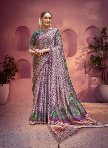 Look Attrective These Designer Party Wear Saree in Fine Colored.These Saree Are Gajji Silk And Blouse Satin Silk is Fabricated.Its Beautified Desiger Printed,Diamond,Hand Work.