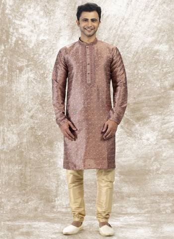 Looking These Party Wear Mans Wear Kutra Payjama wearing this fashionable. These Kurta Are Jacquard Silk And Payjama Art Silk finest Fabriced With Woven Designer With Mirror,Thread Embroidery Work.