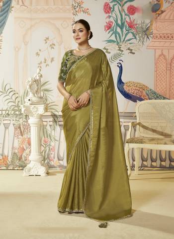Look Attractive These Designer Party Wear Fancy Saree in Fine Colored.These Saree Are Satin Silk And Blouse Two Tone Satin Silk is Fabricated.Its Beautified Fancy Dual Sequance Embroidery,Applique Work.