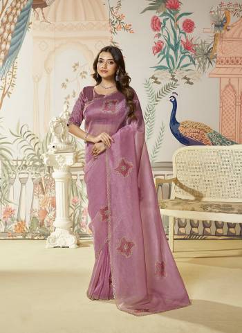 Look Attractive These Designer Party Wear Fancy Saree in Fine Colored.These Saree Are Satin Organza Silk And Blouse Two Tone Satin Silk is Fabricated.Its Beautified Fancy Brush Printed,Swarovski Diamond Work.
