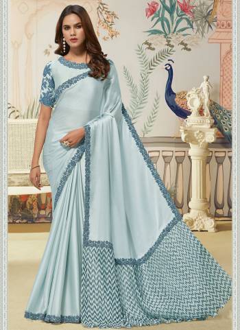 Look Attractive These Designer Party Wear Fancy Saree in Fine Colored.These Saree Are Satin Silk And Blouse Satin Silk is Fabricated.Its Beautified Fancy Jardosi,Sequance Embroidery Work.