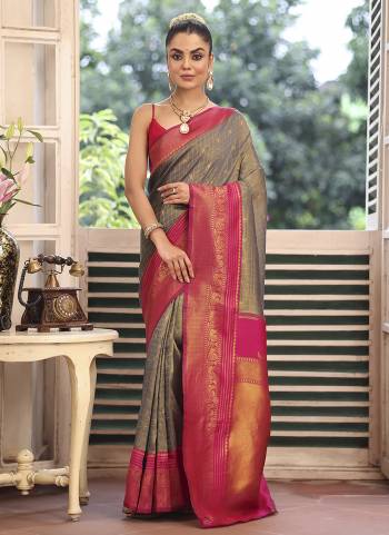 Garb These Fancy Party Wear Saree in Fine Colored.These Saree And Blouse is Fabricated On Banarasi Silk Pair.Its Beautified With Woven Disigner Saree.