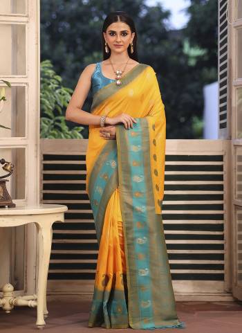 Garb These Fancy Party Wear Saree in Fine Colored.These Saree And Blouse is Fabricated On Banarasi Silk Pair.Its Beautified With Woven Disigner Saree.