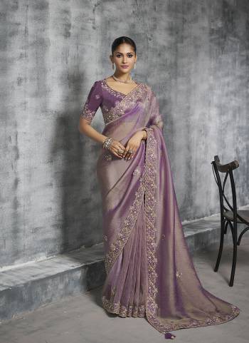 Looking These Fastival Wear Saree in Fine Colored.These Saree Are Tissue Silk And Blouse is Fabricated On Silk.Its Beautified With Designer Mirror,Jari,Sequance Embroidery With Pearl Stone Work.