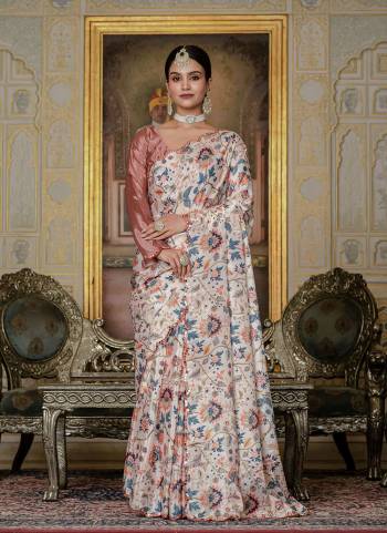 Looking These Party Wear Ready To Wear Saree in Fine Colored.These Saree is Fabricated On Chinon Pair With Chinon Blouse.Its Beautified Designer Digital Printed With Mirror Cut Work  Border.