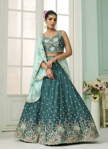 Garb This Party Wear Fine Color Fancy Heavy Designer Choli And Lahenga Fabriced On Georgette And Dupatta Georgette In Fabricated Beautified With Attrective Designer Heavy Sequance,Multy Thread  Embroidery Work. Buy Now.