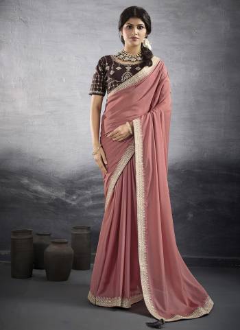Looking These Fastival Wear Saree in Fine Colored.These Saree Are Star Georgette And Blouse is Fabricated On Banglori Silk.Its Beautified With Designer Embroidery Work Lace Border And Blouse.
