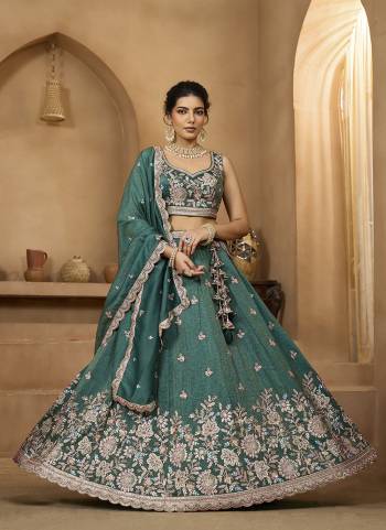 Looking This Party Wear Fine Color Fancy Heavy Designer Choli And Lahenga Fabriced On Tissue And Dupatta Tissue In Fabricated Beautified With Attrective Designer Heavy Sequance,Multy Thread  Embroidery Work. Buy Now.