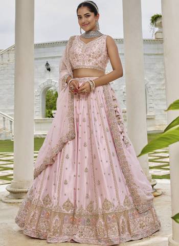 Atrractive This Party Wear Fine Color Fancy Heavy Designer Choli And Lahenga Fabriced On Silk And Dupatta Organza Viscose In Fabricated Beautified With Attrective Designer Heavy Sequance,Multy Thread  Embroidery Work. Buy Now.