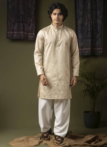 For A festive And Party Wear,Attractive These Readymade Kurta With Payjama in Fine Colored.These Kurta is Fabricated On Silk And Art Silk Bottom With Heavy Designer Embroidery Work.Buy Now.
