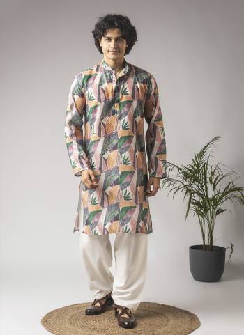 For A festive And Party Wear,Attractive These Readymade Kurta With Payjama in Fine Colored.These Kurta is Fabricated On Linen And Art Silk Bottom With Designer Printed.Buy Now.