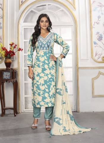 Garb These Beautiful Looking Readymade Suits.These Top And Bottom Are Rayon And Dupatta Are Rayon Fabricated.Its Beautified With Disigner Printed With Embroidery Work.