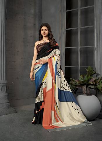 Attractive These Fastive And Party Wear Saree in Fine Colored.These Saree And Blouse is Fabricated On Malai Crepe Silk.Its Beautified With Designer Digital Printed.