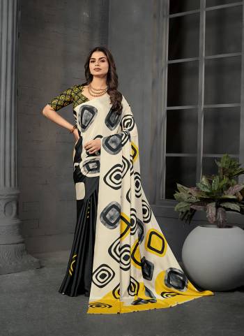 Attractive These Fastive And Party Wear Saree in Fine Colored.These Saree And Blouse is Fabricated On Malai Crepe Silk.Its Beautified With Designer Digital Printed.