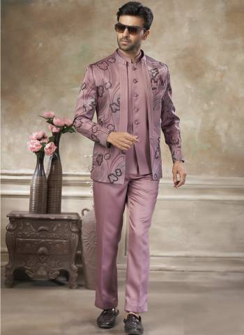 Looking These Party Wear Mans Wear Jodhpuri Style Top Bottom wearing this fashionable. Tailored Top And Bottom Are Imported Fabriced With Designer Thread,Sequance Embroidery Work.
