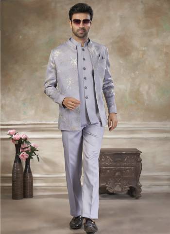 Looking These Party Wear Mans Wear Jodhpuri Style Top Bottom wearing this fashionable. Tailored Top And Bottom Are Imported Fabriced With Designer Thread,Sequance Embroidery Work.
