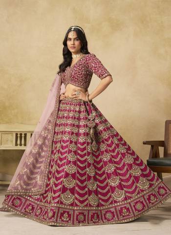 For A Designer Look,Grab These Party Wear Lehenga Choli in Fine Colored.These Lehenga And Blouse Are Fabricated On Art Silk Pair With Net Dupatta.Its Beautified With Designer Sequance Embroidery Work.