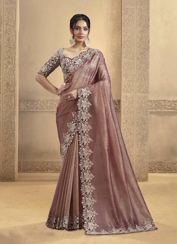 Look Attractive These Designer Party Wear Fancy Saree in Fine Colored.These Saree Are Banarasi Crush And Blouse Raw Silk is Fabricated.Its Beautified Fancy Sequance,Moti Embroidery Work.