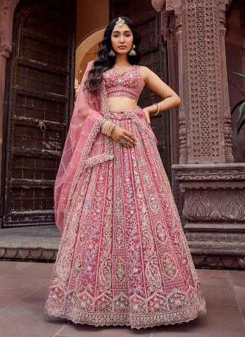 Attrective Looking This Party Wear Fine Color Fancy Heavy Designer Choli And Lahenga Fabriced On Net And Dupatta Net In Fabricated Beautified With Attrective Designer Heavy Sequance,Thread Embroidery Work. Buy Now.