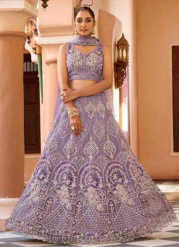 Attrective Looking This Party Wear Fine Color Fancy Heavy Designer Choli And Lahenga Fabriced On Net And Dupatta Net In Fabricated Beautified With Attrective Designer Heavy Sequance,Thread Embroidery Work. Buy Now.